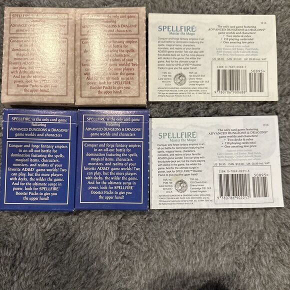 Advanced D&D DND 1st& 2nd Second Edition Spellfire Master the Magic Packs - Picture 2 of 2